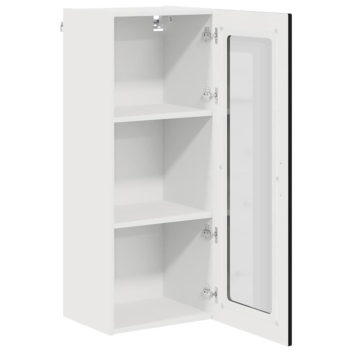 Kitchen Wall Cabinet Black 40 X 31 X 100 Cm Engineered Wood Nnaiap