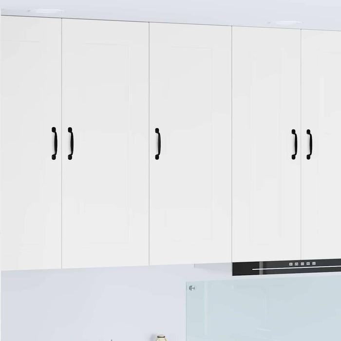 Kitchen Wall Cabinet Glossy Look White 40 X 31 X 100 Cm Nnailn