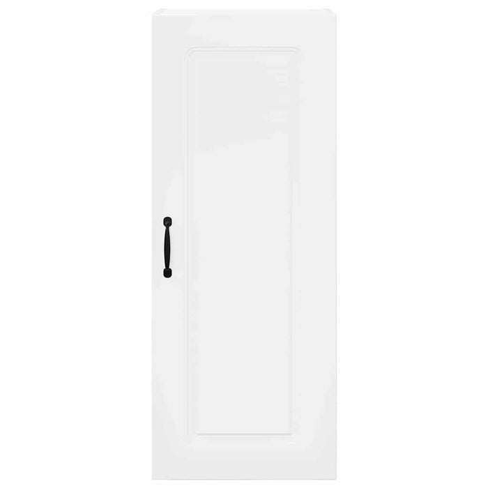 Kitchen Wall Cabinet Glossy Look White 40 X 31 X 100 Cm Nnailn