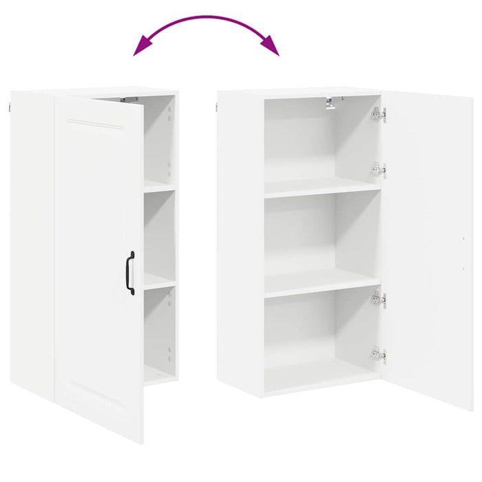 Kitchen Wall Cabinet White 50 X 31 X 100 Cm Engineered Wood Nnaiia