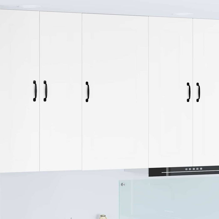 Kitchen Wall Cabinet Glossy Look White 50 X 31 X 100 Cm Nnaiin