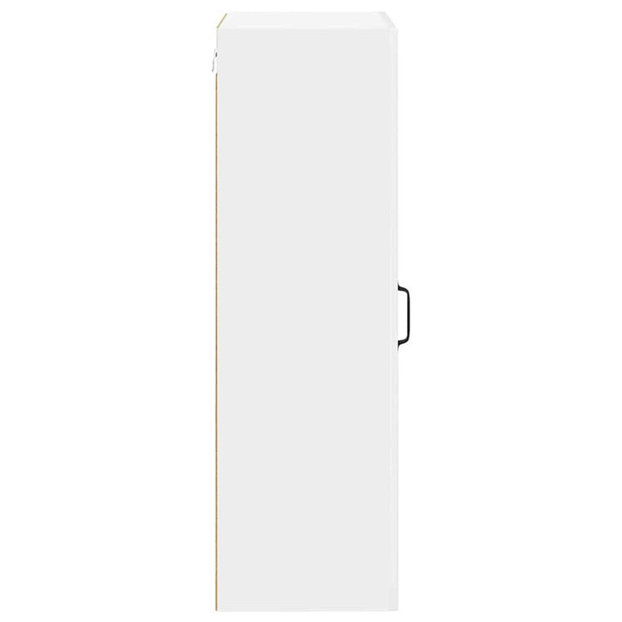 Kitchen Wall Cabinet Glossy Look White 50 X 31 X 100 Cm Nnaiin