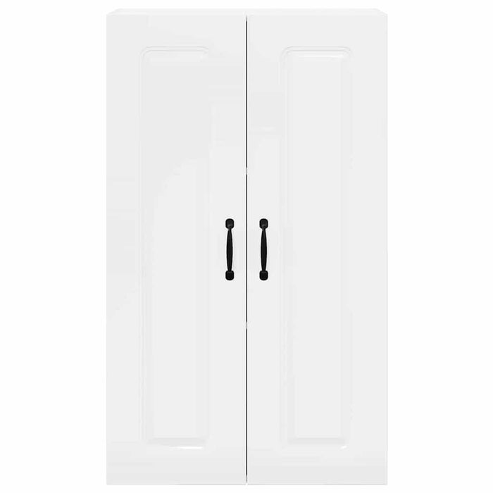 Kitchen Wall Cabinet Glossy Look White 60 X 31 X 100 Cm Nnainn