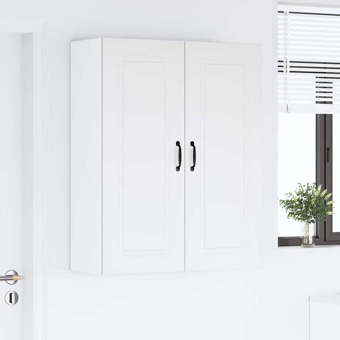 Kitchen Wall Cabinet White 80 X 31 X 100 Cm Engineered Wood Nnaika