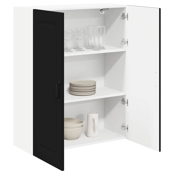 Kitchen Wall Cabinet Black 80 X 31 X 100 Cm Engineered Wood Nnaikp