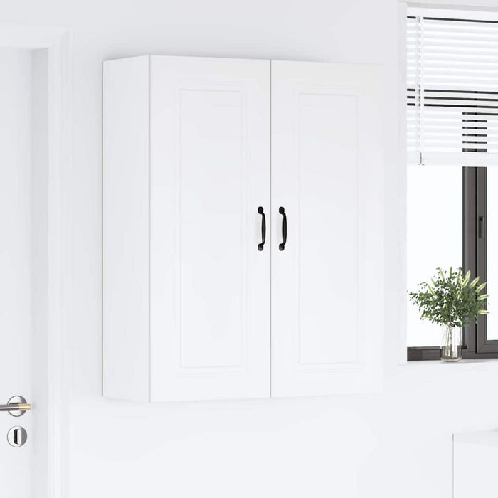 Kitchen Wall Cabinet Glossy Look White 80 X 31 X 100 Cm Nnaikn