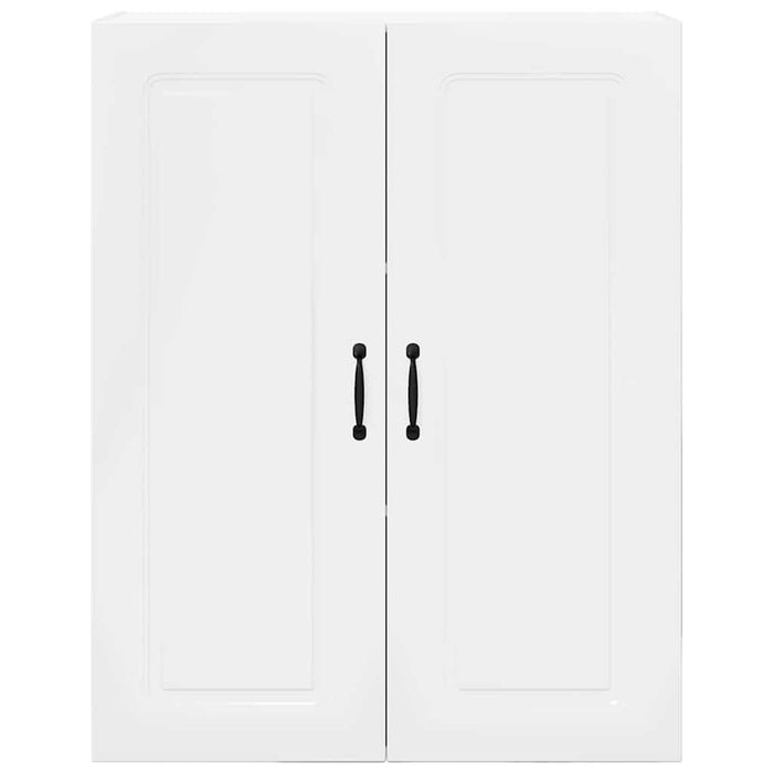 Kitchen Wall Cabinet Glossy Look White 80 X 31 X 100 Cm Nnaikn