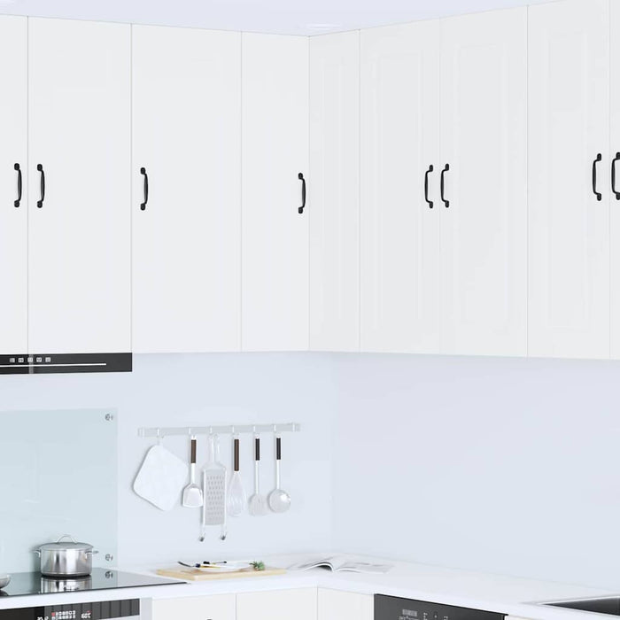 Kitchen Wall Cabinet White 57 X 57 X 100 Cm Engineered Wood Nnanoa