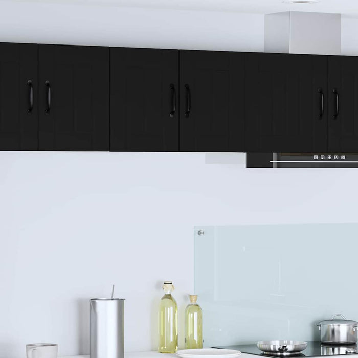 Kitchen Wall Cabinet Black 30 X 31 X 40 Cm Engineered Wood Nnanpl