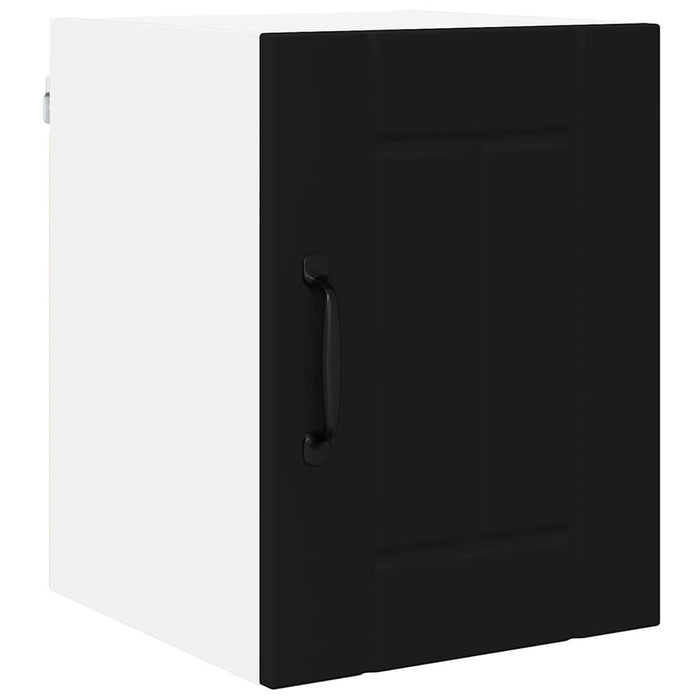 Kitchen Wall Cabinet With Shelf 2 Pcs Black 30 X 31 X 40 Cm Nnanpi