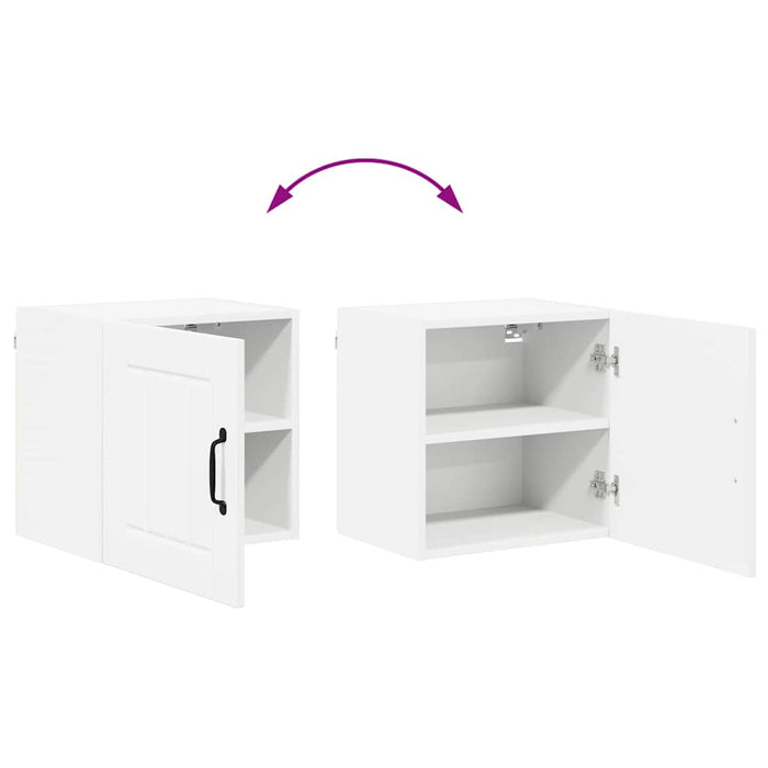 Kitchen Wall Cabinet White 40 X 31 X 40 Cm Engineered Wood Nnania