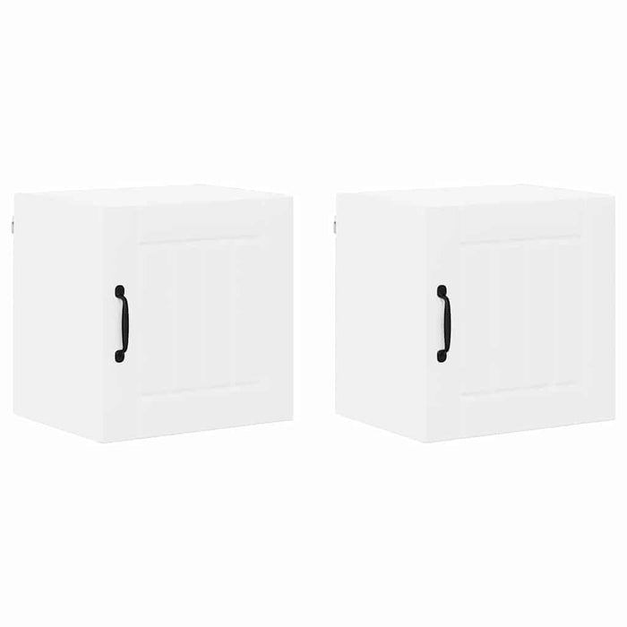 Kitchen Wall Cabinet With Shelf 2 Pcs White 40 X 31 X 40 Cm Nnanip