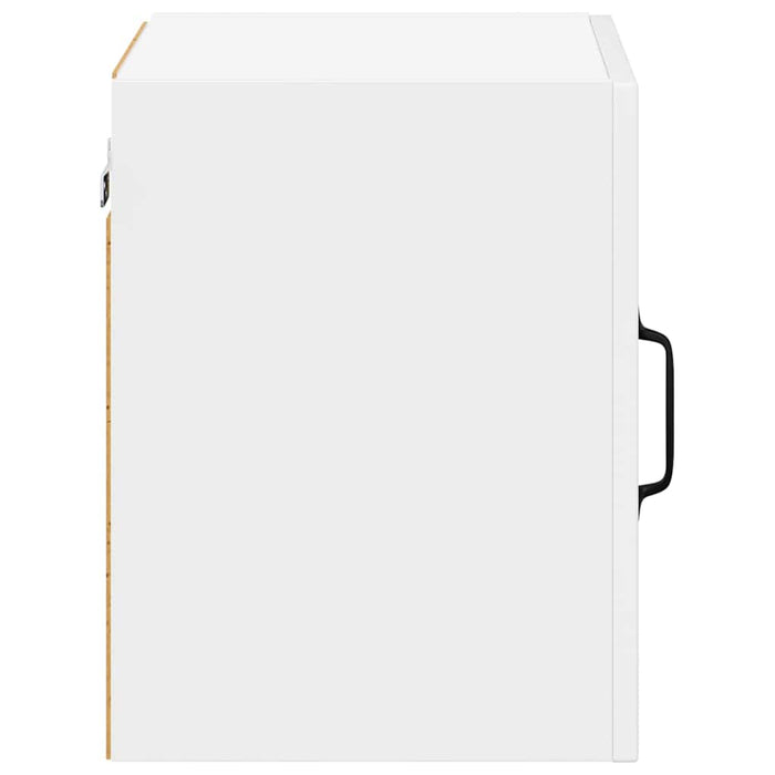 Kitchen Wall Cabinet 2 Pcs Glossy Look White 40 X 31 X 40 Cm Nnannt