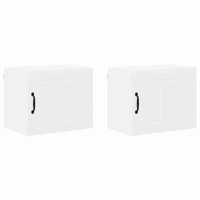 Kitchen Wall Cabinet With Shelf 2 Pcs White 50 X 31 X 40 Cm Nnankp