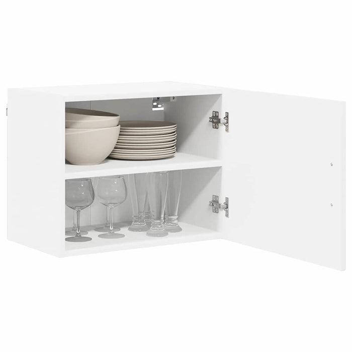 Kitchen Wall Cabinet With Shelf 2 Pcs White 50 X 31 X 40 Cm Nnankp