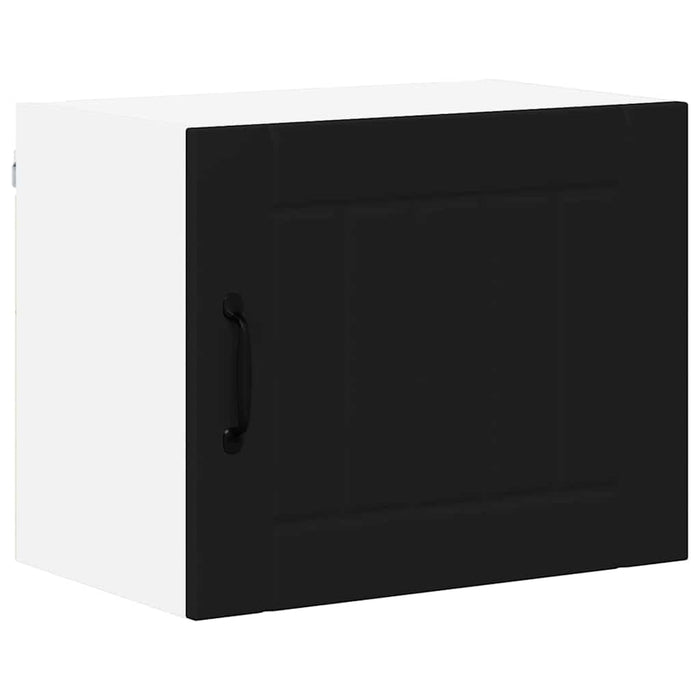 Kitchen Wall Cabinet With Shelf 2 Pcs Black 50 X 31 X 40 Cm Nnanki