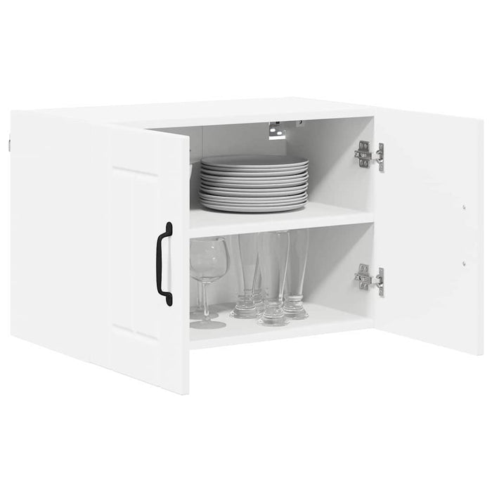 Kitchen Wall Cabinet With Shelf 2 Pcs White 60 X 31 X 40 Cm Nnakop