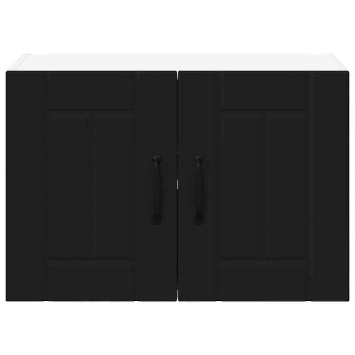 Kitchen Wall Cabinet Black 60 X 31 X 40 Cm Engineered Wood Nnakol