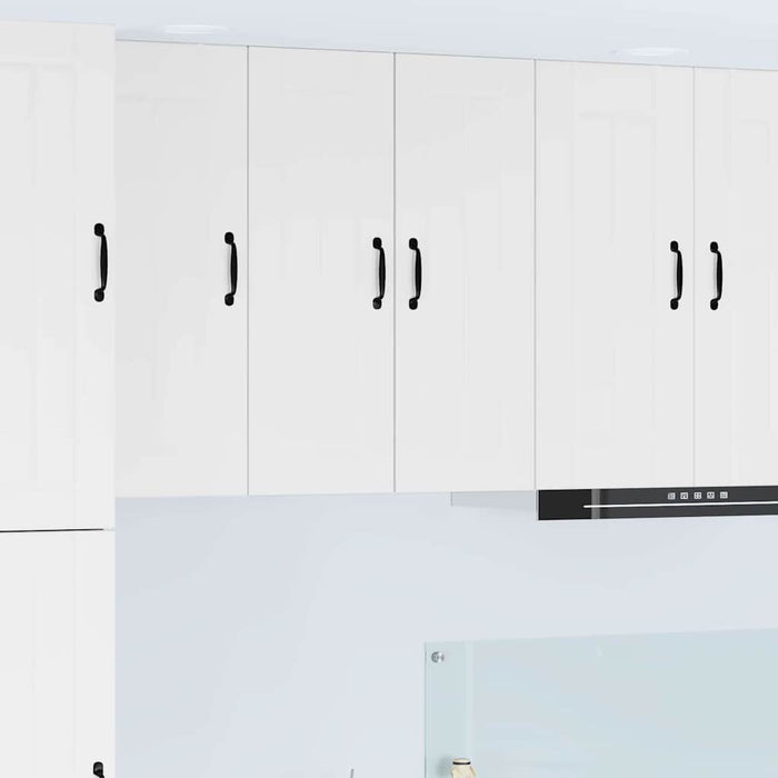 Kitchen Wall Cabinet White 30 X 31 X 80 Cm Engineered Wood Nnpbbp