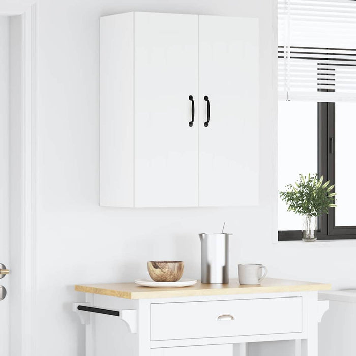 Kitchen Wall Cabinet With Shelf 2 Pcs White 30 X 31 X 80 Cm Nnpbbl
