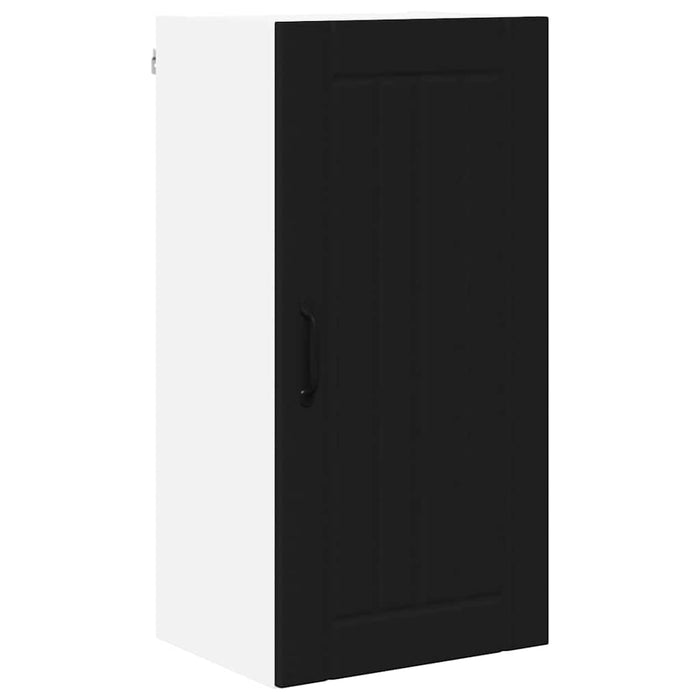 Kitchen Wall Cabinet Black 40 X 31 X 80 Cm Engineered Wood Nnpbxl