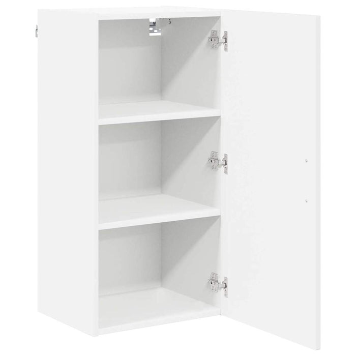 Kitchen Wall Cabinet Glossy Look White 40 X 31 X 80 Cm Nnpbxk