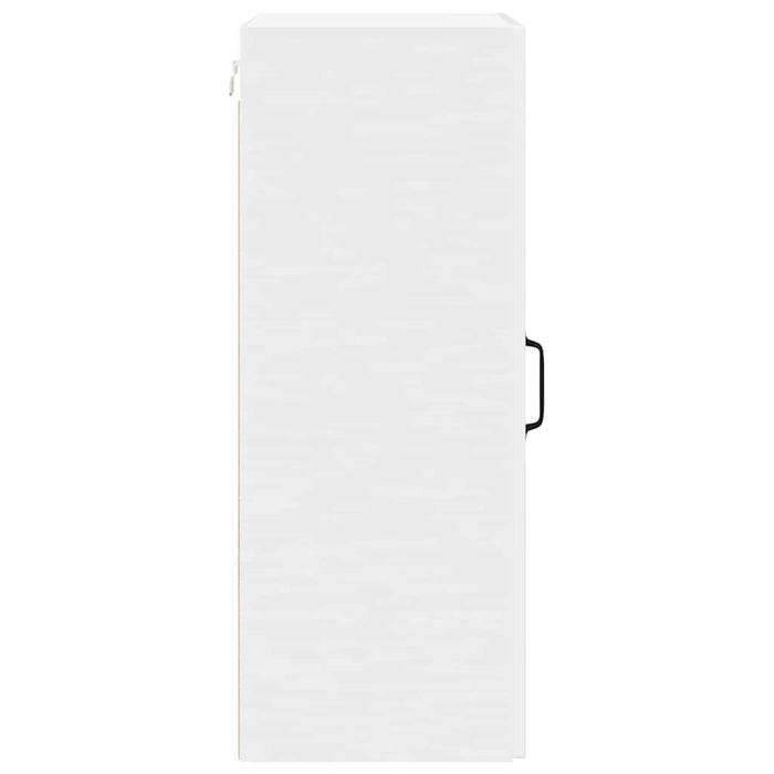 Kitchen Wall Cabinet Glossy Look White 40 X 31 X 80 Cm Nnpbxk