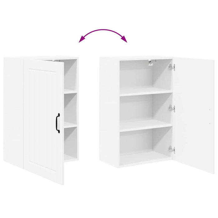 Kitchen Wall Cabinet White 50 X 31 X 80 Cm Engineered Wood Nnpbtp