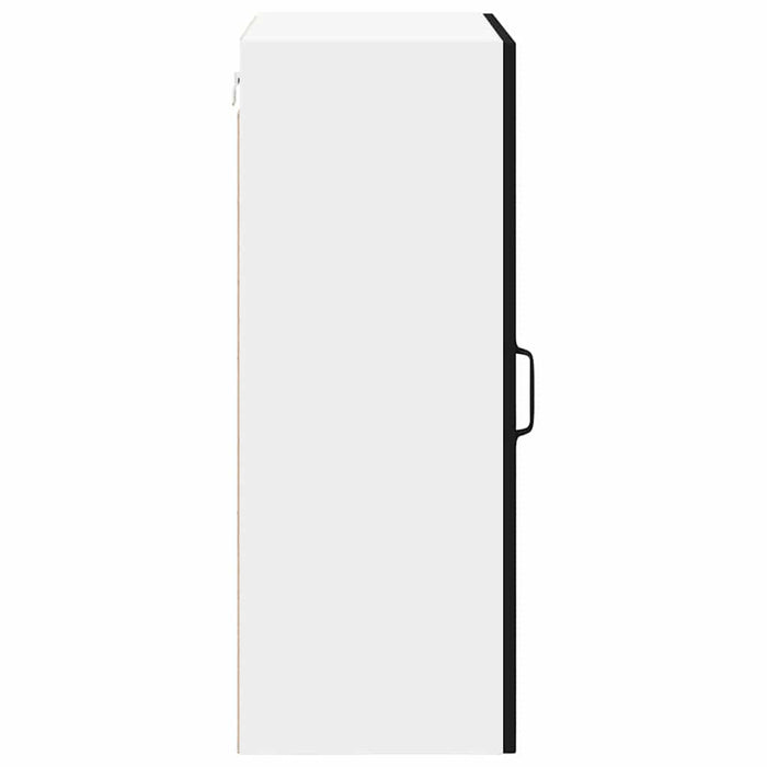 Kitchen Wall Cabinet Black 50 X 31 X 80 Cm Engineered Wood Nnpbtl