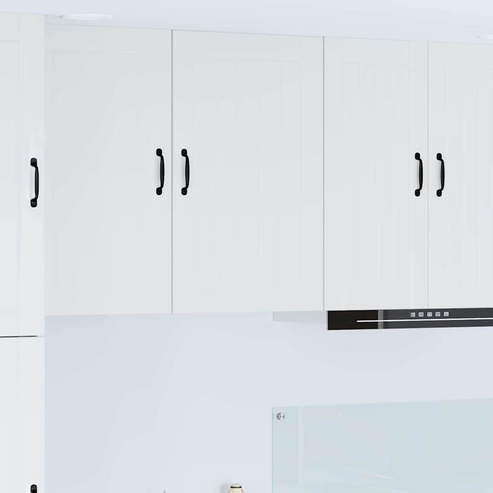 Kitchen Wall Cabinet Glossy Look White 50 X 31 X 80 Cm Nnpbtk