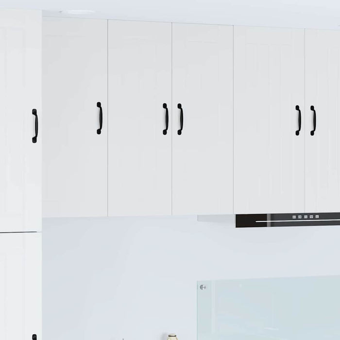 Kitchen Wall Cabinet White 60 X 31 X 80 Cm Engineered Wood Nnpbap