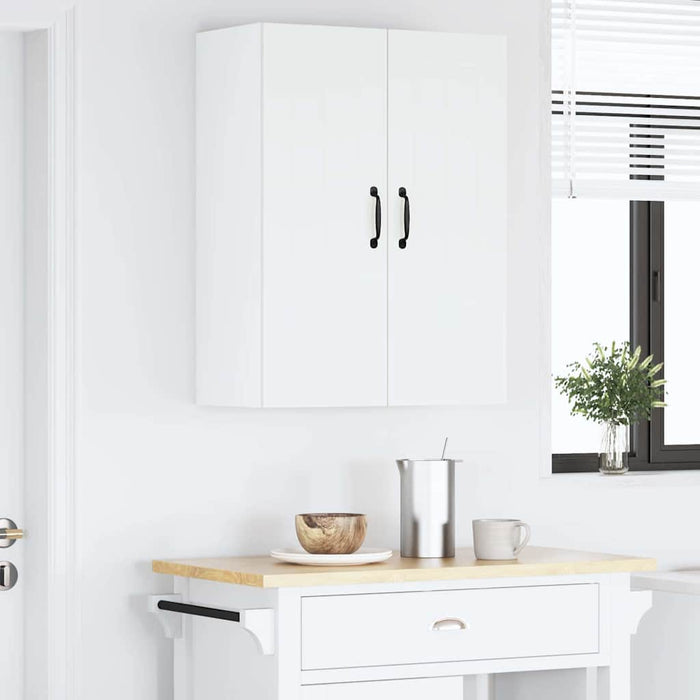 Kitchen Wall Cabinet White 60 X 31 X 80 Cm Engineered Wood Nnpbap
