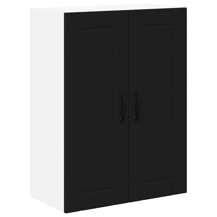 Kitchen Wall Cabinet Black 60 X 31 X 80 Cm Engineered Wood Nnpbal