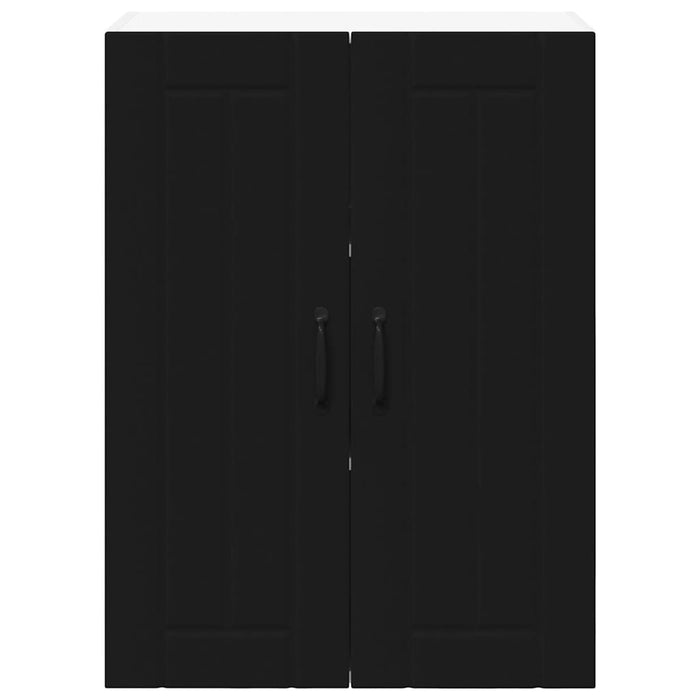 Kitchen Wall Cabinet Black 60 X 31 X 80 Cm Engineered Wood Nnpbal