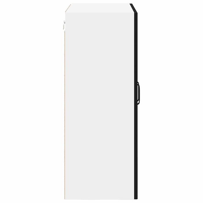 Kitchen Wall Cabinet Black 60 X 31 X 80 Cm Engineered Wood Nnpbal