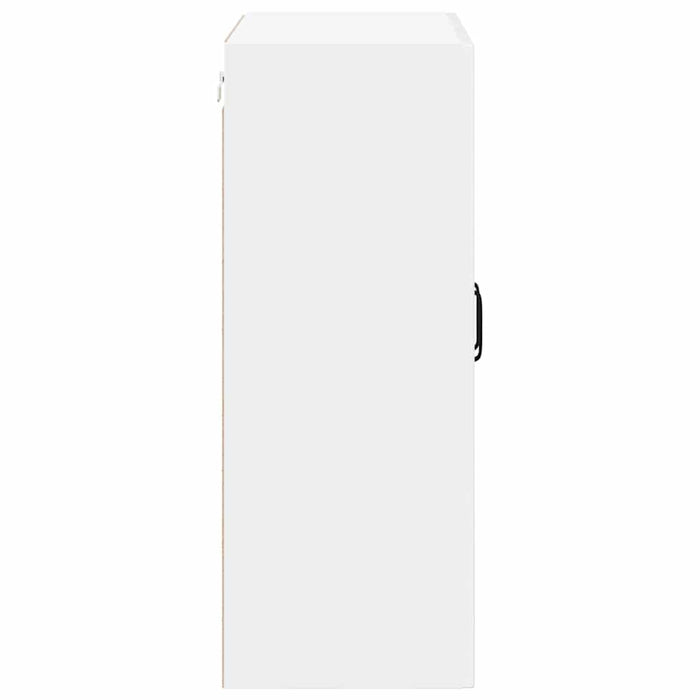 Kitchen Wall Cabinet Glossy Look White 60 X 31 X 80 Cm Nnpbak