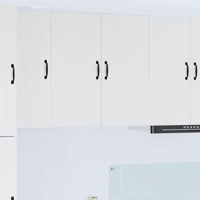 Kitchen Wall Cabinet Glossy Look White 80 X 31 X 80 Cm Nnpbpk