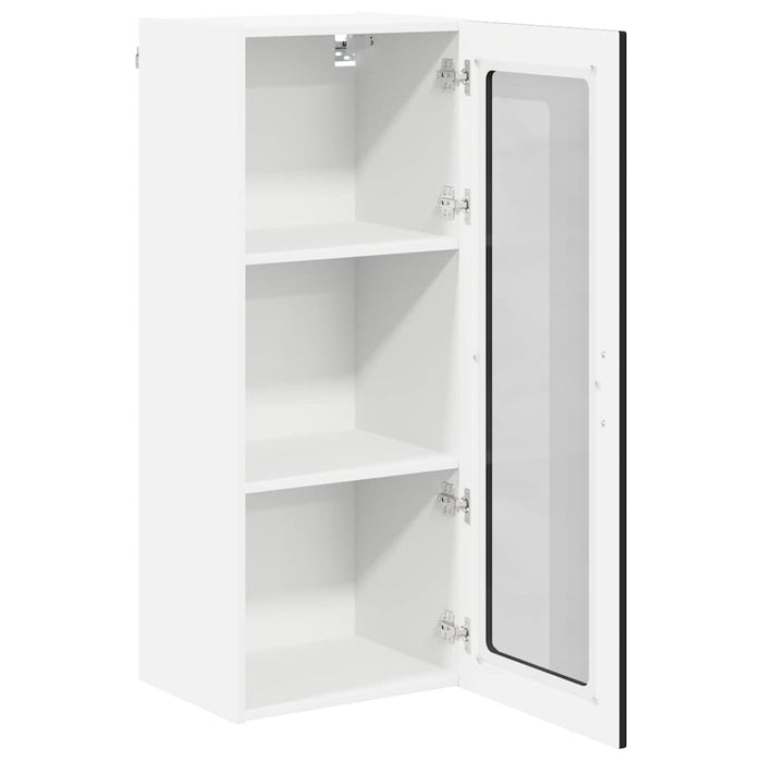 Kitchen Wall Cabinet Black 40 X 31 X 100 Cm Engineered Wood Nnpbkl