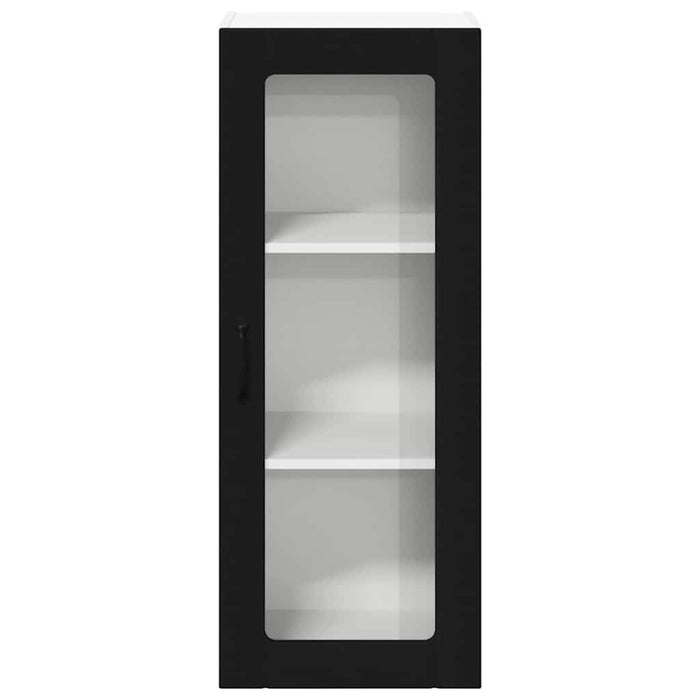 Kitchen Wall Cabinet Black 40 X 31 X 100 Cm Engineered Wood Nnpbkl