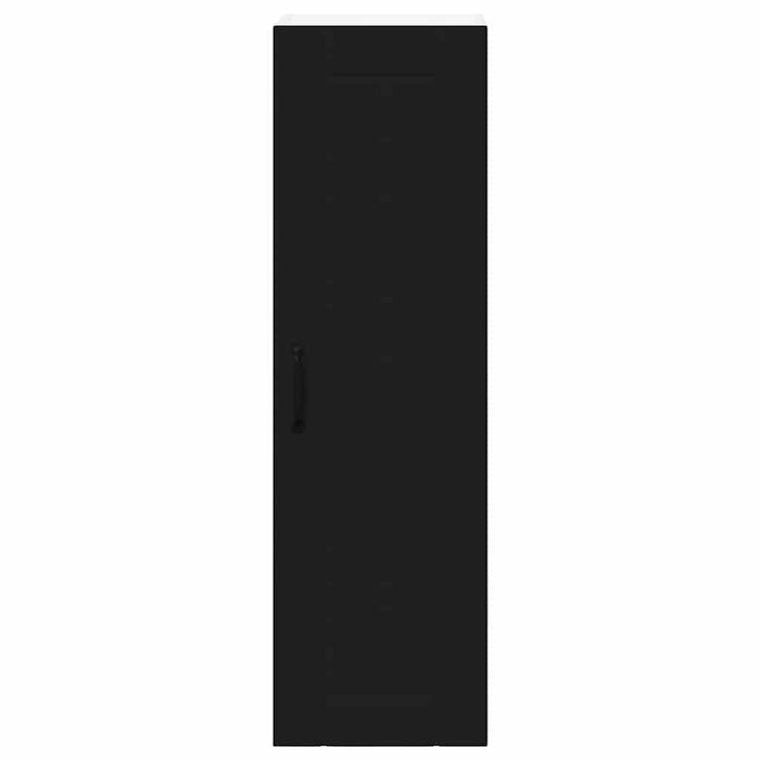 Kitchen Wall Cabinet Black 30 X 31 X 100 Cm Engineered Wood Nnpobl