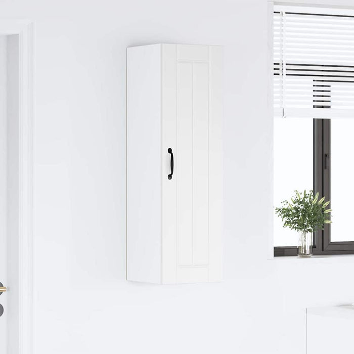 Kitchen Wall Cabinet Glossy Look White 30 X 31 X 100 Cm Nnpobk