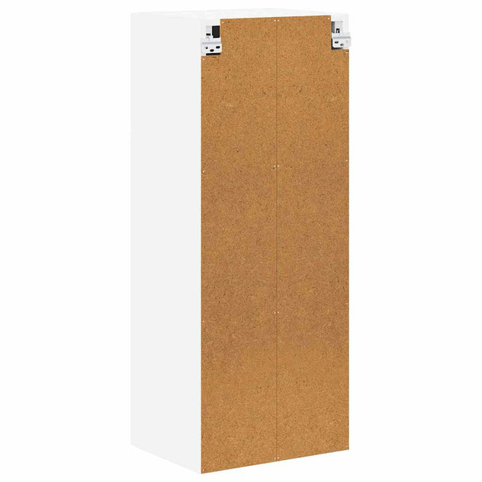 Kitchen Wall Cabinet Glossy Look White 40 X 31 X 100 Cm Nnpook