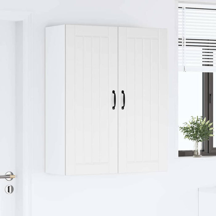 Kitchen Wall Cabinet White 80 X 31 X 100 Cm Engineered Wood Nnpoap