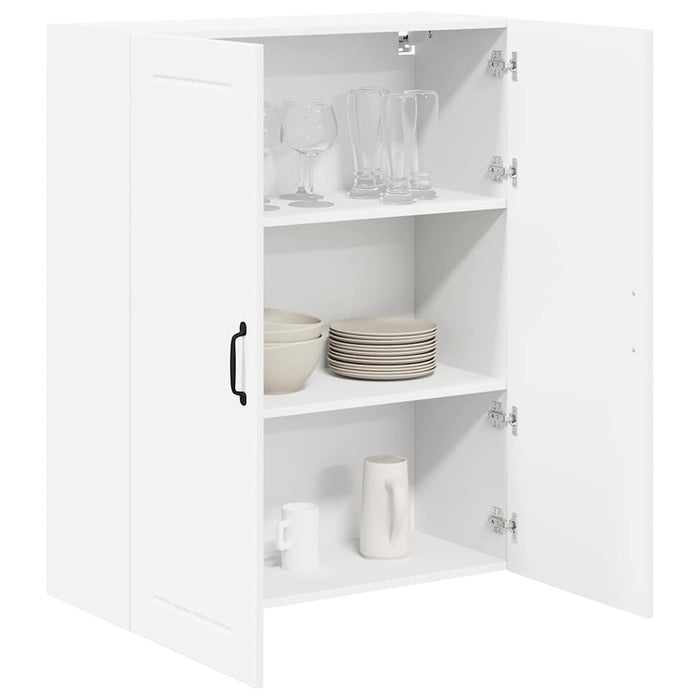 Kitchen Wall Cabinet White 80 X 31 X 100 Cm Engineered Wood Nnpoap