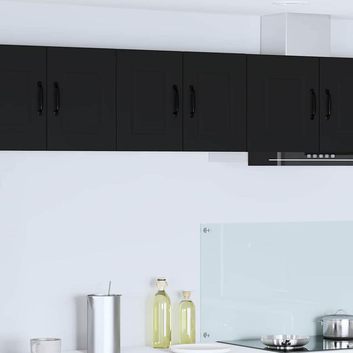 Kitchen Wall Cabinet Black 30 X 31 X 40 Cm Engineered Wood Nnpxbi