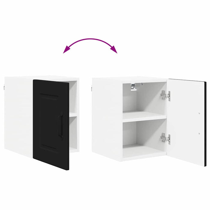 Kitchen Wall Cabinet Black 30 X 31 X 40 Cm Engineered Wood Nnpxbi