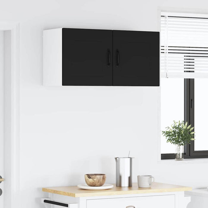 Kitchen Wall Cabinet Black 40 X 31 X 40 Cm Engineered Wood Nnpxxi