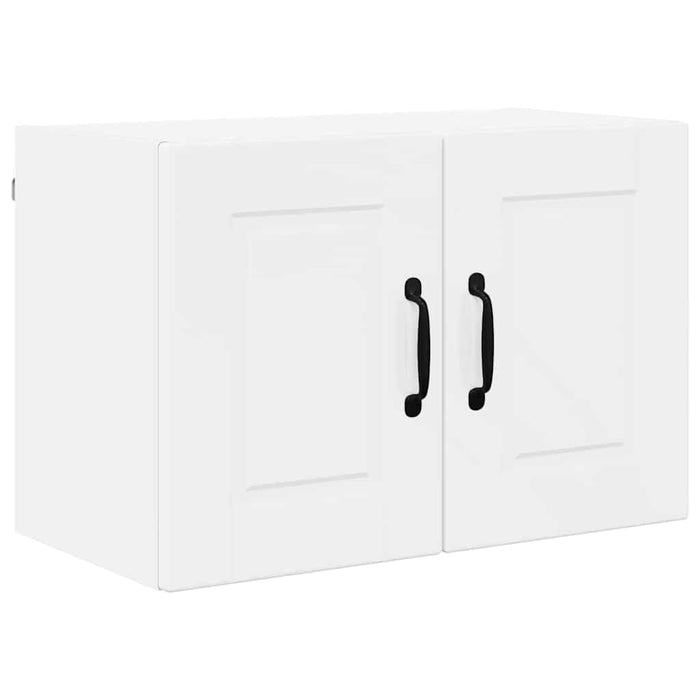 Kitchen Wall Cabinet With Door Glossy Look White 60 X 31 X 40 Cm Nnpxit