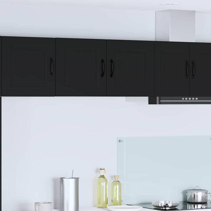 Kitchen Wall Cabinet Black 80 X 31 X 40 Cm Engineered Wood Nnpxnl