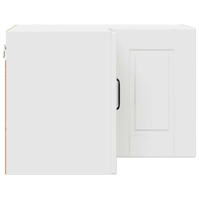 Kitchen Wall Cabinet With Door Glossy Look White 57 X 57 X 40 Cm Nnptbk